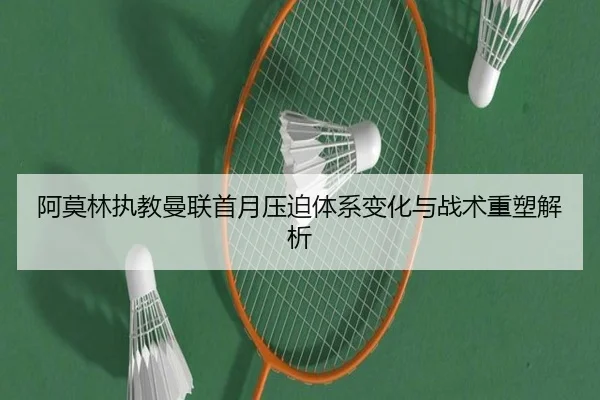 阿莫林执教曼联首月压迫体系变化与战术重塑解析